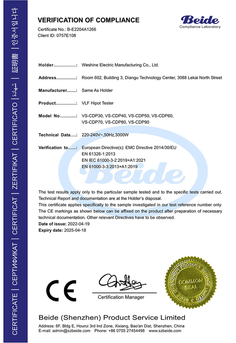 Certificato CE